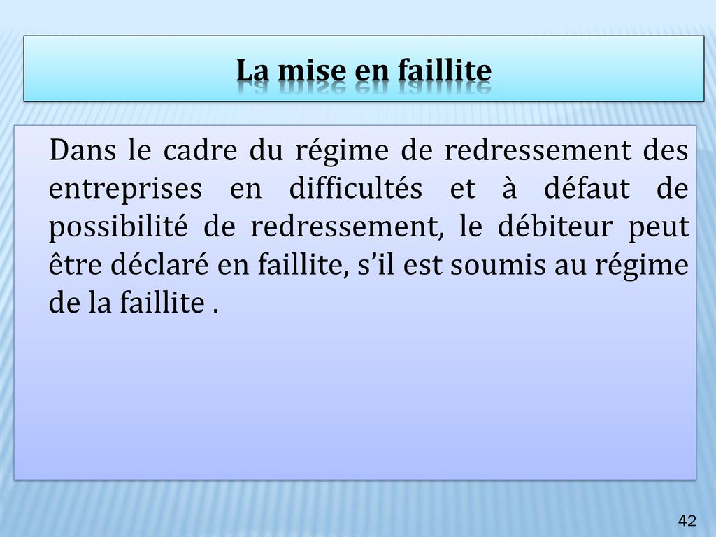 Les entreprises en difficultés économiques ppt télécharger